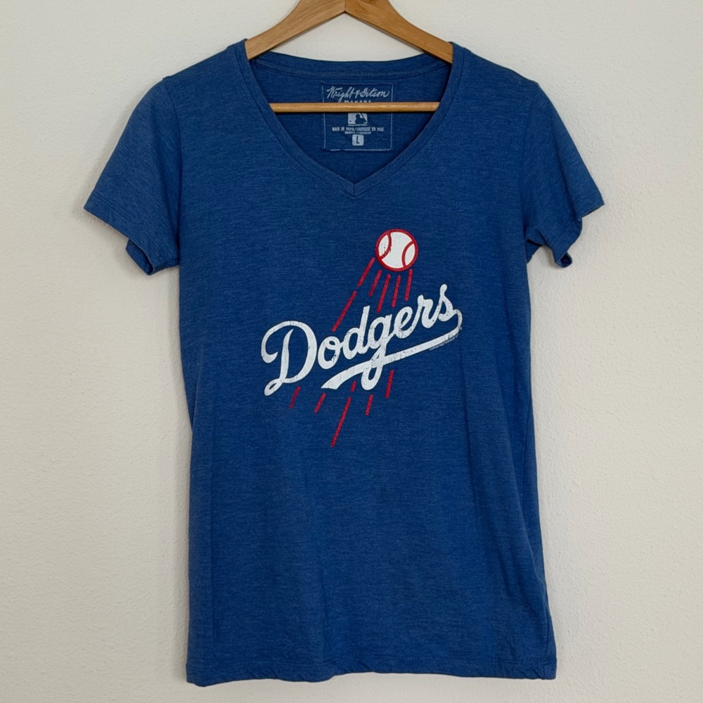 Wright & Ditson Blue V-Neck T-Shirt